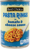 Pasta Rings in Tomato & Cheese Sauce