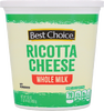 Whole Milk Ricotta Cheese - 30oz Tub