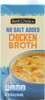 No Salt Added Chicken Broth - 32oz Box