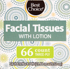 Face Tissue w/ Lotion Cube - 3 Ply Box