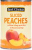 Sliced Peaches Yellow Cling Peaches in Heavy Syrup