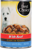 With Beef Cuts in Gravy Dog Food 