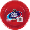 Plastic Plate 9 inch Red
