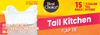 Tall Kitchen Bags Flap Tie 13 Gal