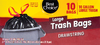 Drawstring Trash Liner 30 Gal