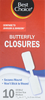 Butterfly Closures, 10ct Box