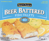 Golden Crispy Beer Battered Fish Fillets, 10ct - 18.2oz Box