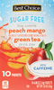 Sugar Free Peach Mango Green Tea Mix, 10ct - 0.8oz Box