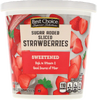 Sugar Added Sliced Strawberries - 23oz Tub