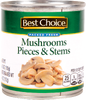 Mushrooms Pieces & Stems 