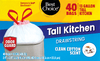 Cotton Scent Tall Drawstring Trash Bags - 40ct Box