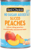No Sugar Added Peach Slices in Water