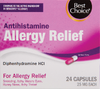 Antihistamine Allergy Relief Capsules, 24ct Box