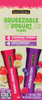 Strawberry-Banana & Melonberry Squeeze Yogurt