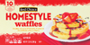 Homestyle Waffles, 10ct - 12oz Box