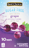 Sugar Free Grape Drink Mix, 10ct - 0.77oz Box
