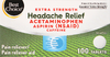 Extra Strength Headache Relief Acetaminophen - 100ct Box