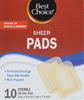 Sheer Pads - 10ct Box