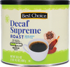 Decaf Supreme Roast Ground Coffee - 34oz Canister