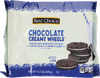 Chocolate Creamy Wheel Sandwich Cookies - 14oz Tray
