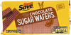 Chocolate Sugar Wafers - 8oz Nonsealable Package