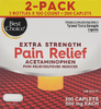 Extra Strength Pain Relief, 2Pk Acetaminophen Tablets - 200ct Box