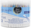 Hot Color Cotton Swabs, 300ct - Plastic Canister
