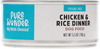 Chicken and Rice Dinner Dog Food