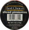 Sliced Pimento - 4oz Glass Jar