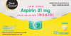 Low Dose Aspirin Tablets - 32ct Box