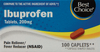 Ibuprofen Caplets - 100ct Box