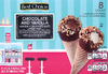 Chocolate & Vanilla Sundae Cones w/ Nuts, 8ct - 32oz Box