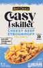 Easy Skillet Cheesy Stroganoff Deluxe Skillet