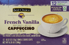 French Vanilla Single Serve Cappuccino Pods - 12ct