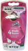 Disposable 4 Blade Razor