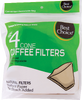 #4 Natural Cone Coffee Filters, 100ct - Resealable Bag