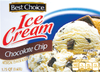 Chocolate Chip Ice Cream - 1.75QT Box