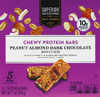 Peanut, Almond, & Dark Chocolate Chewy Protein Bars, 5ct -7oz Box