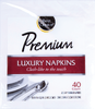 Premium Cloth-Like Dinner Napkins - 40ct Plastic Pack