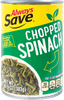 Chopped Spinach - 13.5oz Can