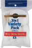 Cotton 3-in-1 Variety Pack, 50ct - Resealable Peg Bag