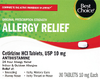 Allergy Relief, Cetirizine - 30ct Box