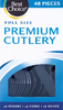 Premium Assorted Black Cutlery