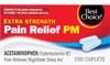 Extra Strength Pain Relief PM Caplets - 100ct Box