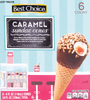 Caramel Sundae Cones, 6ct - 24oz Box